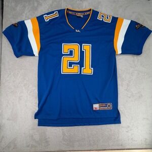 Colosseum Athletics Mens UCLA Bruins Jersey XL Blue Preowned #21 Football Style